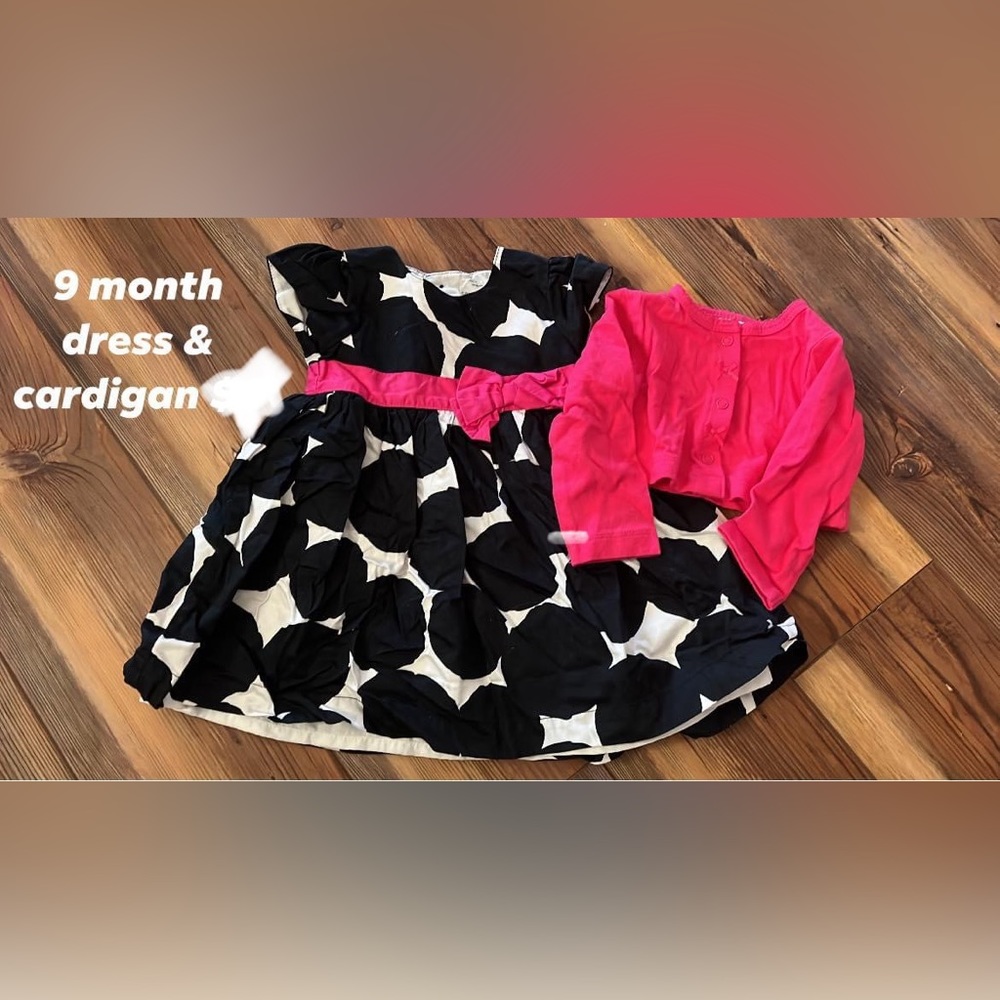 9 month dress and cardigan